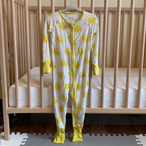 Little Sleepies 12-18 months bamboo viscose zipper pajama in Sunshine print
